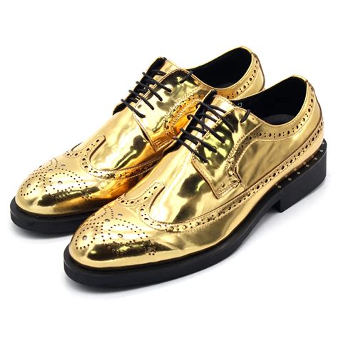 Men's Gold Clothes & Shoes 